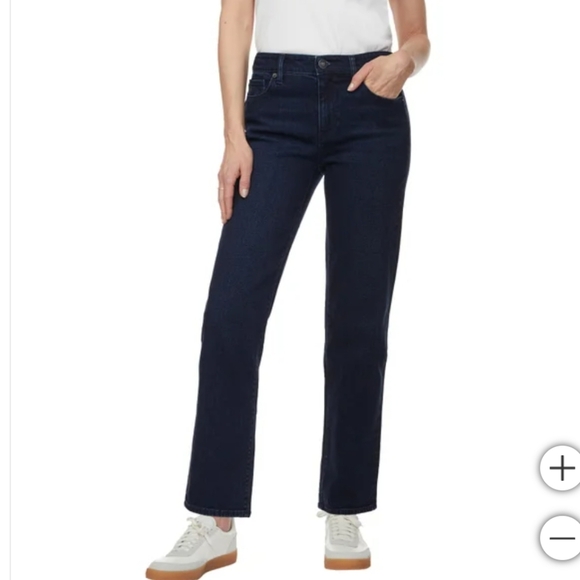 NWT Hudson Women's Midrise Straight Leg Jean Blue - Picture 1 of 7